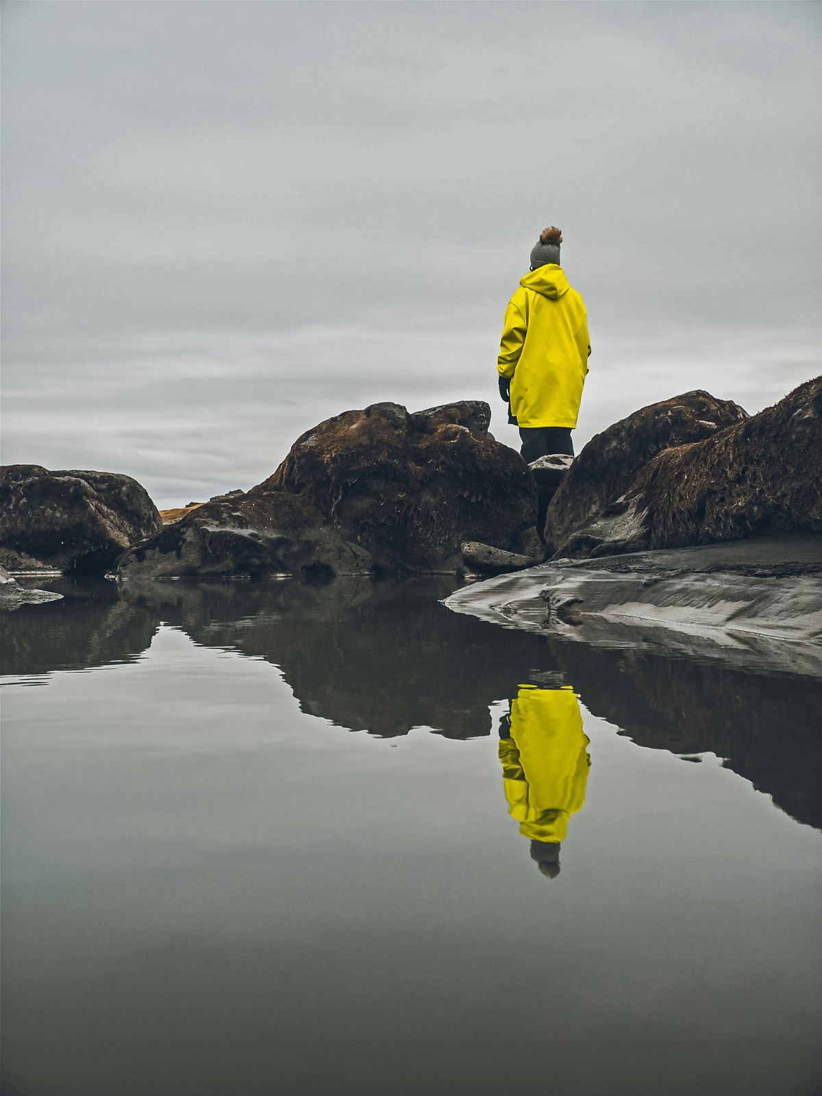 Marine crew in waterproof outdoor workwear